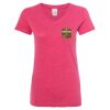 Women’s Glitter V-Neck T-Shirt Thumbnail