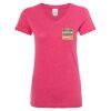 Women’s Glitter V-Neck T-Shirt Thumbnail